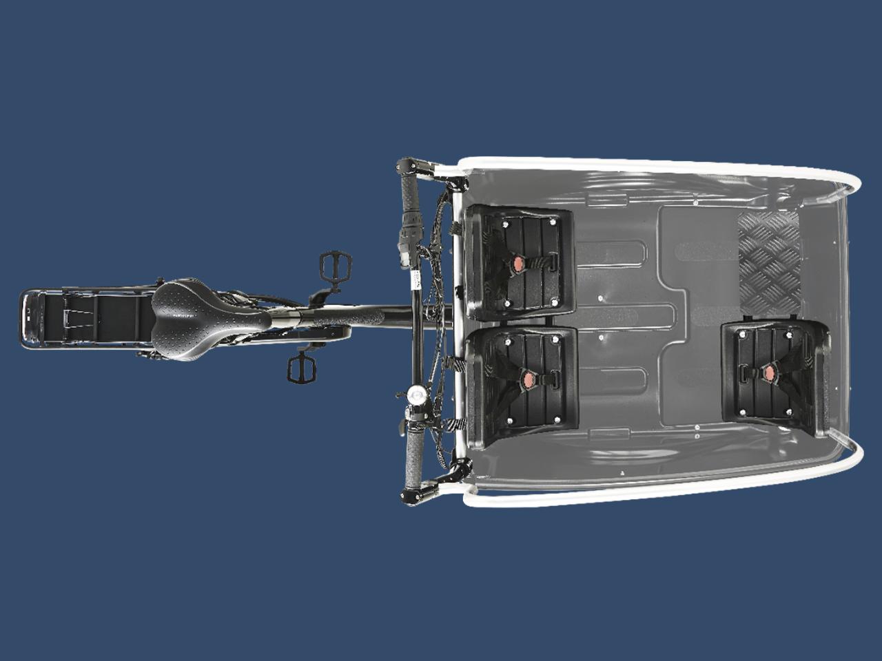2+1 Kindersitz auf Konsole